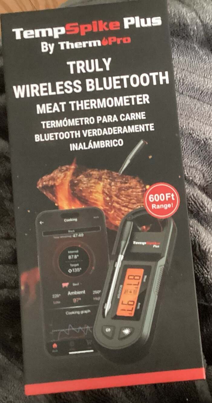 ThermoPro TempSpike Plus TP971W Truly Wireless Bluetooth Meat Thermometer